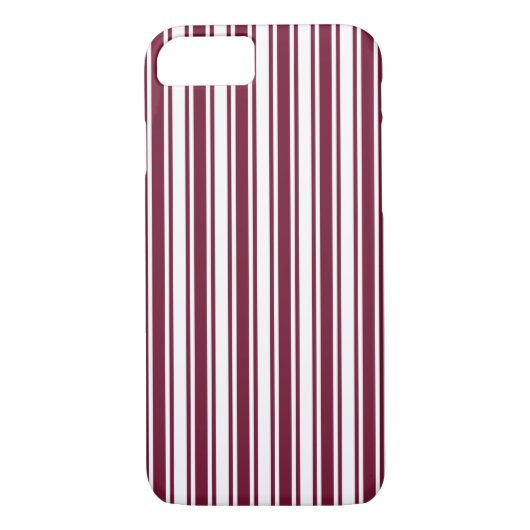 Bandrode en witte strepen met snoep Case-Mate iPhone case (Achterkant)