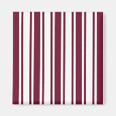 Bandrode en witte strepen met snoep magneet (Voorkant)