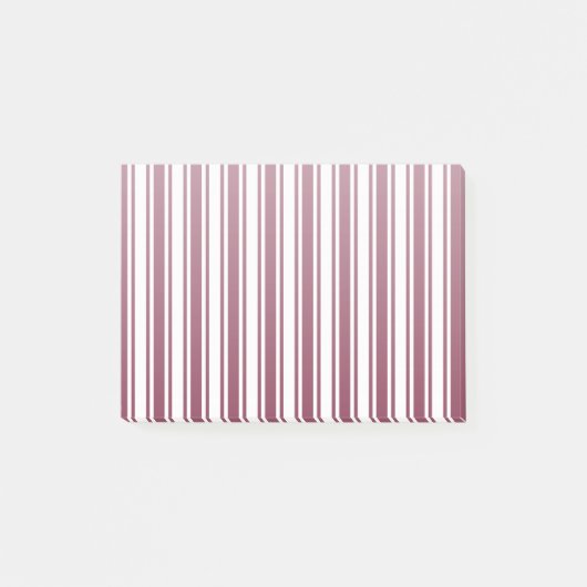 Bandrode en witte strepen met snoep post-it® notes (Voorkant)