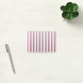Bandrode en witte strepen met snoep post-it® notes (Kantoor)