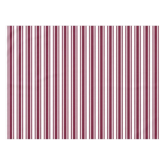 Bandrode en witte strepen met snoep tafelkleed (Voorkant (Horizontaal))