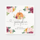 Bandroompompoen, herfst servet (Voorkant)