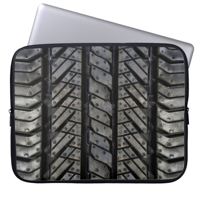 bandrubber automobieltextielverval laptop sleeve (Voorkant)