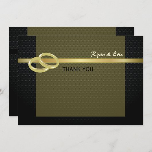 Bands of Gold bedankt (Voorkant / Achterkant)