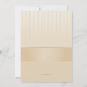 Bands of Gold Wedding Uitnodiging (Achterkant)