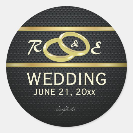 Bands van gouden Stickers (Voorkant)