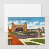 Bandshell Ocean Front Park, Daytona Beach, Florida Briefkaart (Voorkant / Achterkant)