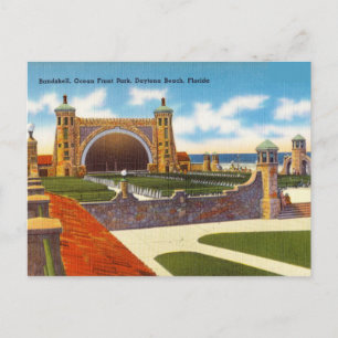 Bandshell Ocean Front Park, Daytona Beach, Florida Briefkaart