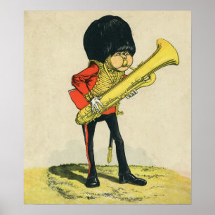 Bandsman van de Grenadier Guards Poster