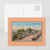  Bandstand concert Daytona Beach Florida Briefkaart (Voorkant / Achterkant)