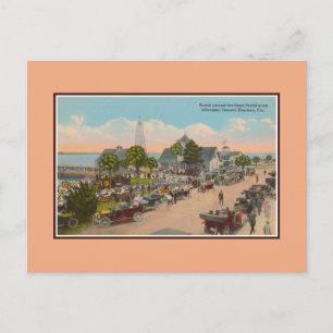  Bandstand concert Daytona Beach Florida Briefkaart