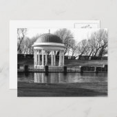 Bandstand, Stanley Park B/W Briefkaart (Voorkant / Achterkant)