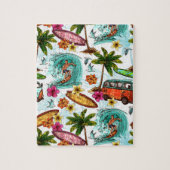 Bandstranspatroon voor surf van kool legpuzzel (Verticaal)