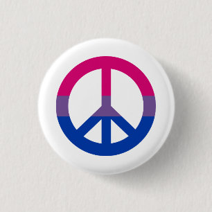 Banduifvlag: knop voor het vredesbord ronde button 3,2 cm