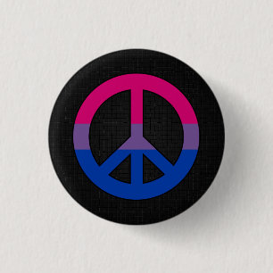 Banduifvlag: knop voor het vredesbord ronde button 3,2 cm