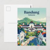 Bandung, West-Java Indonesië Briefkaart (Voorkant / Achterkant)