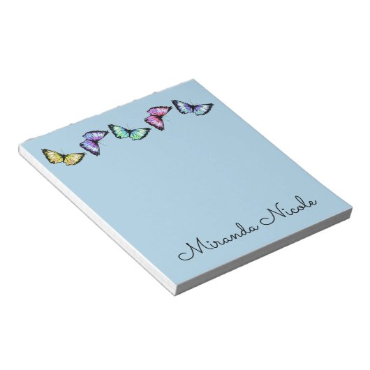 "Bandvliegen" Notitieblok (Schuin)