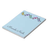 "Bandvliegen" Notitieblok (Linkerzijde)