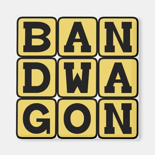 Bandwagon, fazable Activity Magneet (Voorkant)