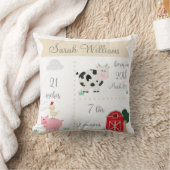 Bandwerf Boerderij Birth Announcement Pillow Kussen (Deken)