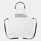 Bandwidth Exceeded | Heavy-Duty Work Apron Schort (Voorkant)