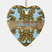 Bandwright Gigi Victoriaans Damask Keramisch Ornament (Rechts)