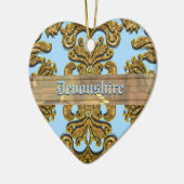 Bandwright Gigi Victoriaans Damask Keramisch Ornament (Links)