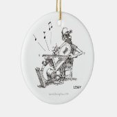 Bandzaag Musician Ornament (Rechts)