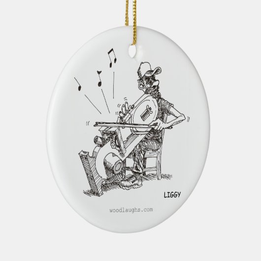 Bandzaag Musician Ornament (Rechts)