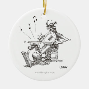Bandzaag Musician Ornament