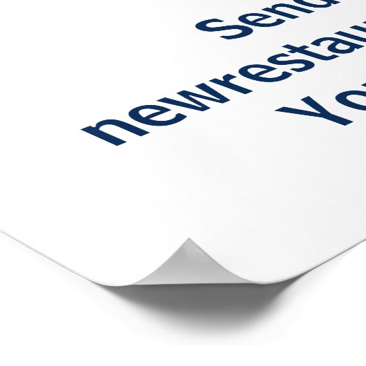 Banen Help nu gezochte Aangepaste Poster in te hur (Hoek)