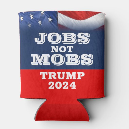 Banen niet Mobs Trump 2024 Blikjeskoeler (Achterkant)