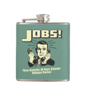 Banen: uren tussen de partijen in het weekeinde heupfles (Voorkant)