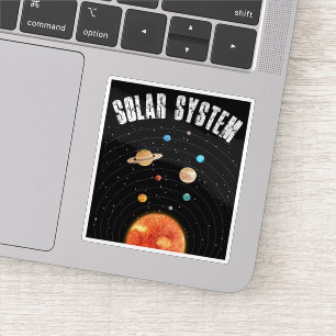  banen van de Planeten Astronomy Lover Sticker