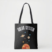 banen van de Planeten Astronomy Lover Tote Bag (Voorkant)