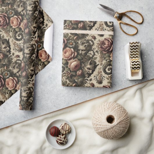 🩸 banen voor jongens - Gothic Victoriaans Cadeaupapier (Crafts)