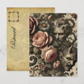 🩸 banen voor jongens - Gothic Victoriaans Feestdagenkaart (Voorkant / Achterkant)