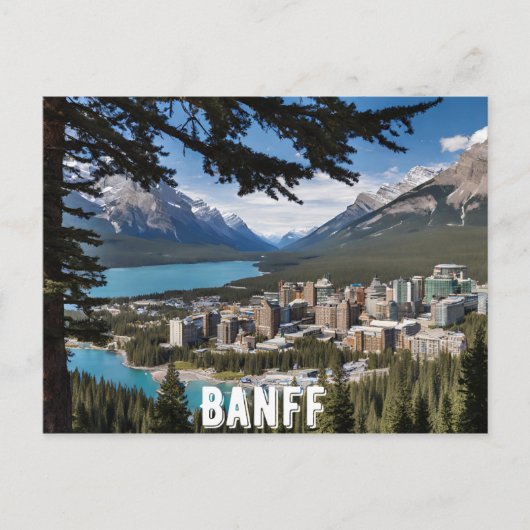 Banff (2) briefkaart (Voorkant)