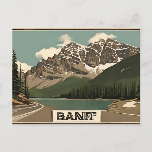 Banff (4) briefkaart (Voorkant)
