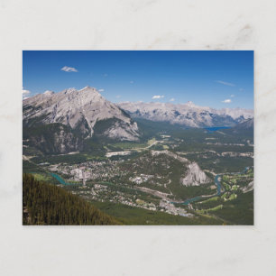 Banff Aerial Uitzicht Post Card Briefkaart