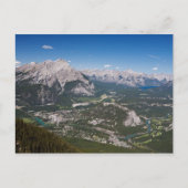 Banff Aerial Uitzicht Post Card Briefkaart (Voorkant)
