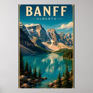 🏔️ Banff Alberta Bergmeer Poster