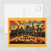 Banff Alberta Bergparadijs Briefkaart (Voorkant / Achterkant)