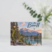 Banff, Alberta Briefkaart (Staand voorkant)