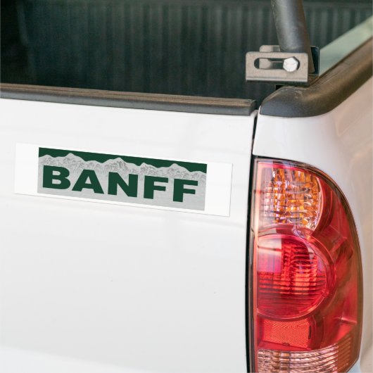 Banff, Alberta Bumpersticker (Op Truck)
