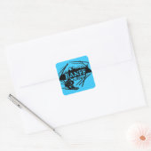 Banff Alberta Canada blue skier logo stickers (Envelop)