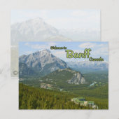 Banff Alberta Canada Briefkaart (Voorkant / Achterkant)