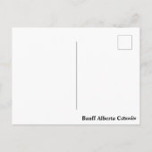Banff Alberta Canada Briefkaart (Achterkant)