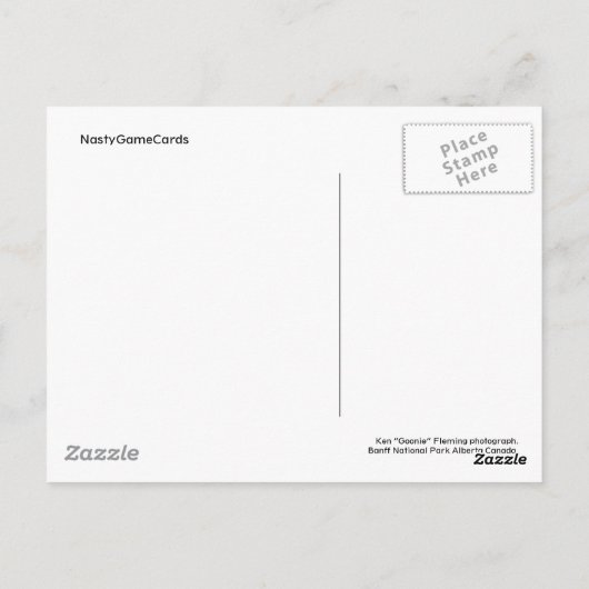 Banff Alberta Canada Briefkaart (Achterkant)