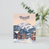 Banff Alberta, Canada Briefkaart (Staand voorkant)